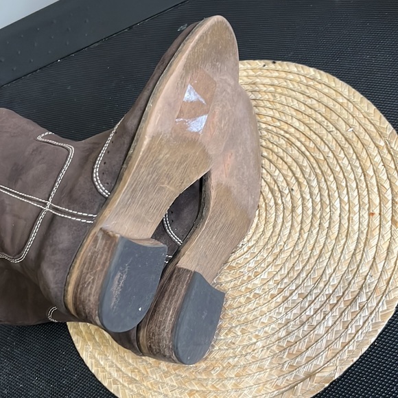 American Eagle Southwestern Cowboy Boots Size 7 - Picture 2 of 16